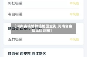 【河南省疫情峰值地图查询,河南省疫情风险地图】