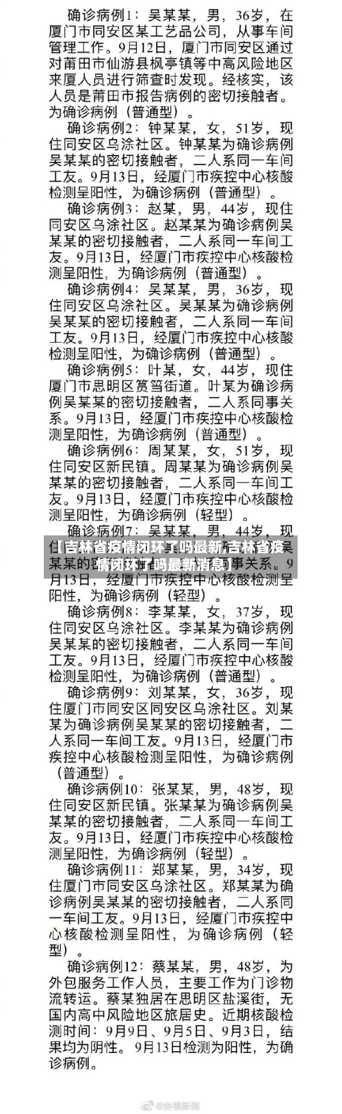 【吉林省疫情闭环了吗最新,吉林省疫情闭环了吗最新消息】-第1张图片