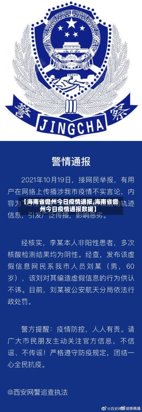 【海南省儋州今日疫情通报,海南省儋州今日疫情通报数据】-第1张图片